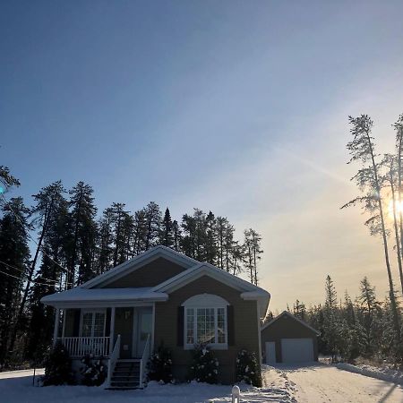 Le Chalet De Claude, Au Pied Des Monts-Valin Saint-David-de-Falardeau エクステリア 写真