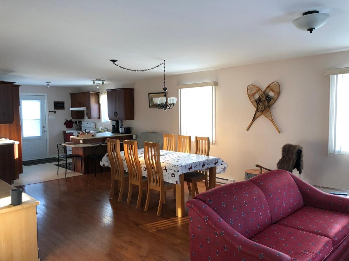 Le Chalet De Claude, Au Pied Des Monts-Valin Saint-David-de-Falardeau エクステリア 写真