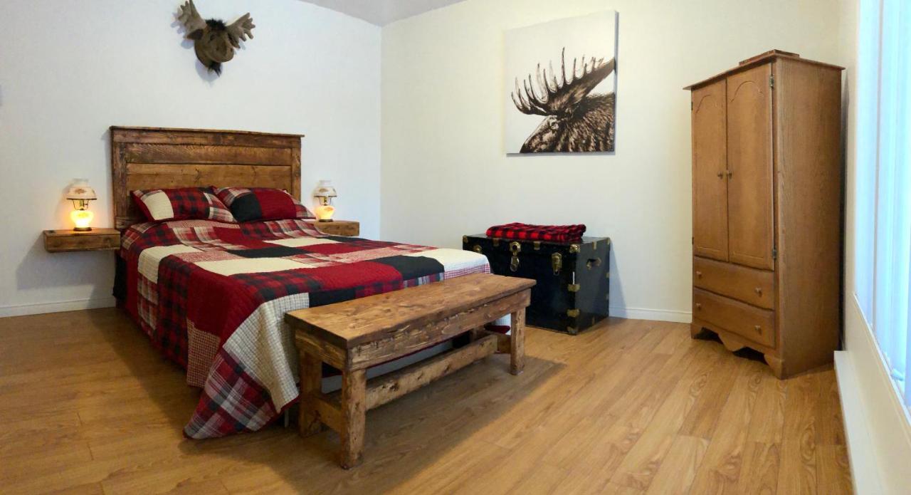 Le Chalet De Claude, Au Pied Des Monts-Valin Saint-David-de-Falardeau エクステリア 写真
