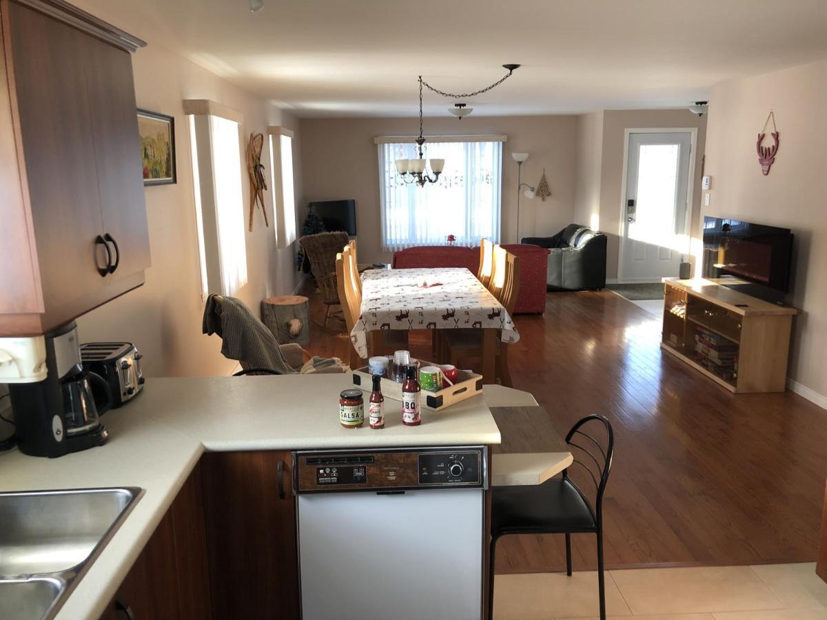 Le Chalet De Claude, Au Pied Des Monts-Valin Saint-David-de-Falardeau エクステリア 写真