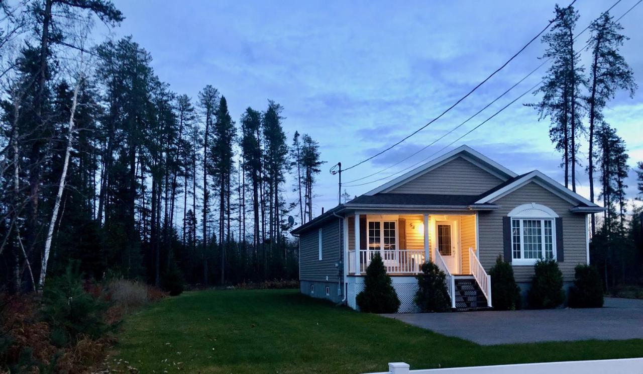 Le Chalet De Claude, Au Pied Des Monts-Valin Saint-David-de-Falardeau エクステリア 写真